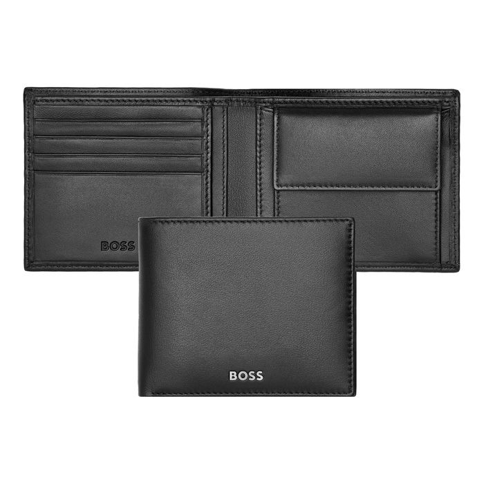 Кошелек для монет Classic Smooth Black, чёрный