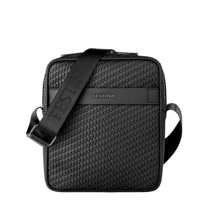 Сумка репортера Interlace Black, чёрный