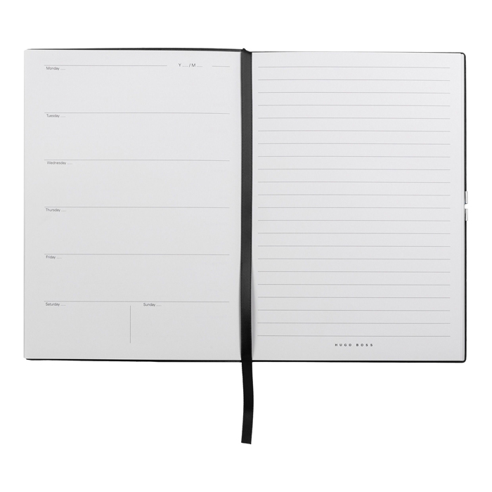 Блокнот А5 Elegance Storyline Black Agenda, чёрный