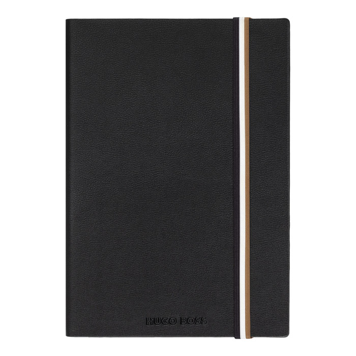 Блокнот формата А5 Iconic Black Lined, Hugo Boss