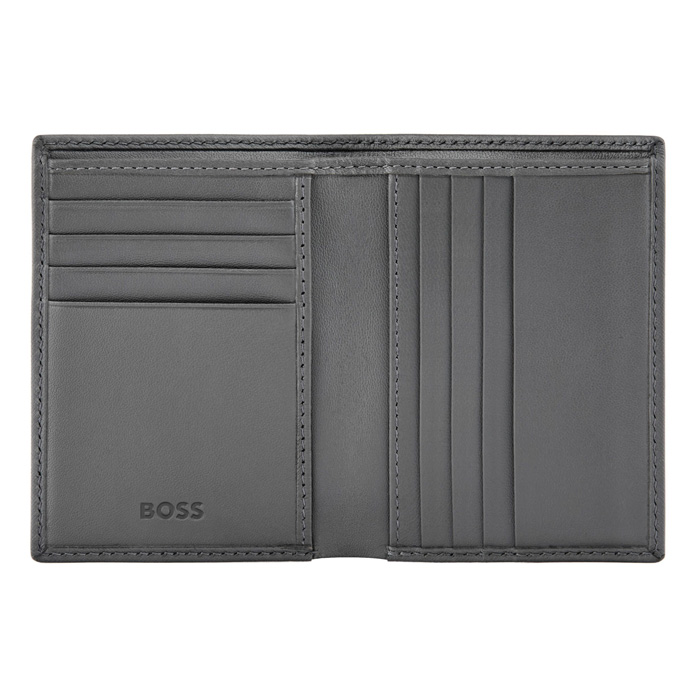 Футляр для кредитных карт Double B Saffiano Grey, серый