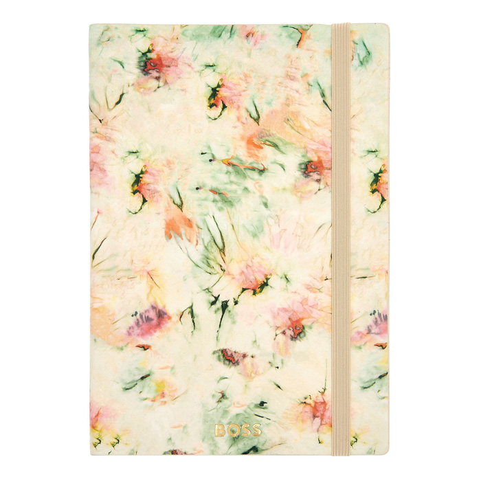 Блокнот А5 Tie-dye Flower Cream Lined, бежевый