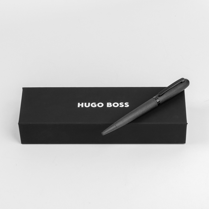Ручка шариковая Contour Brushed Black, чёрный