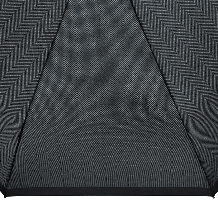 Складной зонт Chevron Dark Grey, тёмно-серый