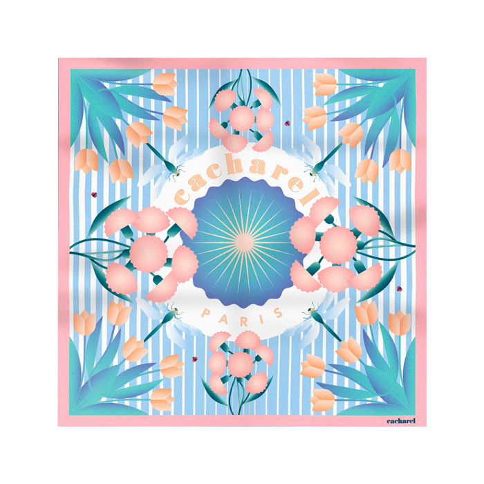 Шарф Alix Light Blue