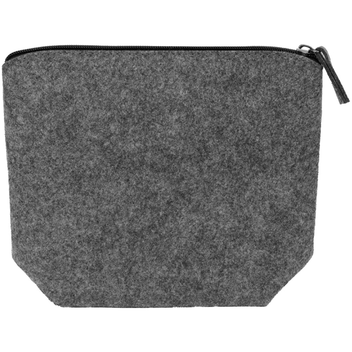 Косметичка «Felt» из rPET-фетра, серый