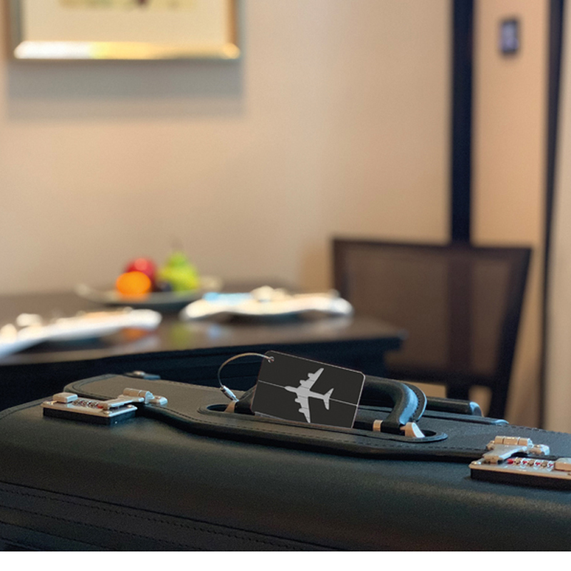 Алюминиевая багажная бирка