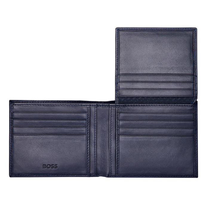 Кошелек Classic Grained Navy, тёмно-синий
