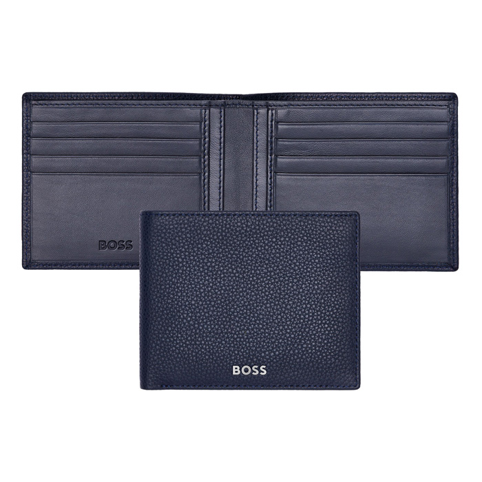 Кошелек Classic Grained Navy, тёмно-синий