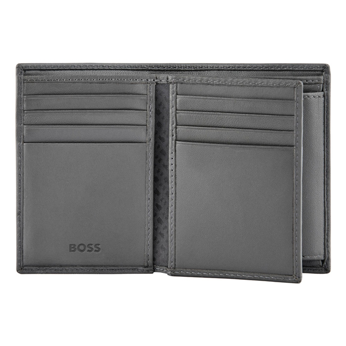 Футляр для кредитных карт Double B Saffiano Grey, серый
