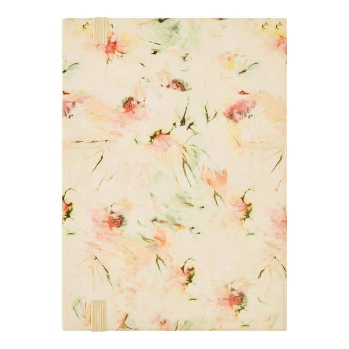 Блокнот А5 Tie-dye Flower Cream Lined, бежевый