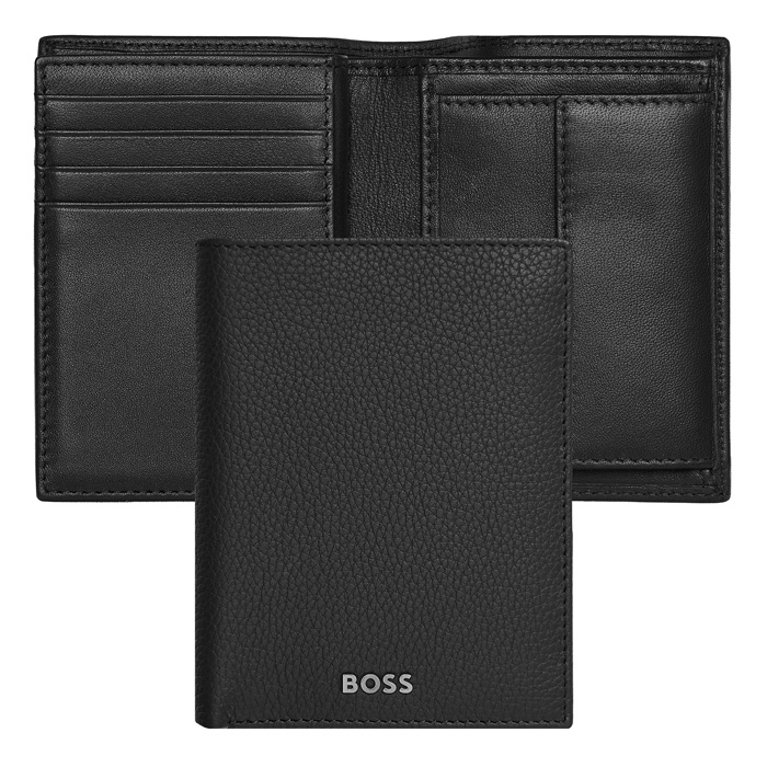 Футляр для кредитных карт Classic Grained Black, чёрный