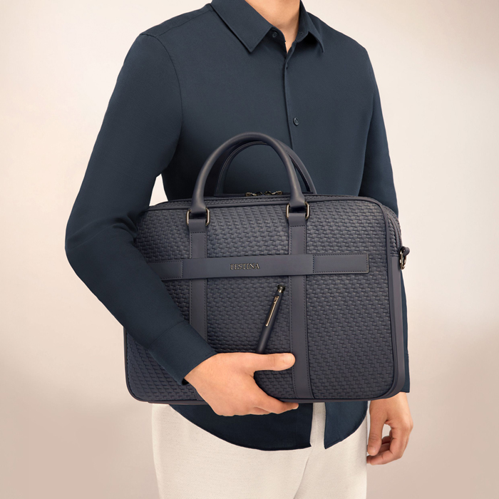 Сумка для документов Interlace Navy, тёмно-синий