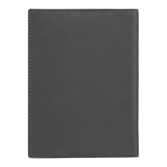 Обложка для паспорта Double B Saffiano Grey, серый