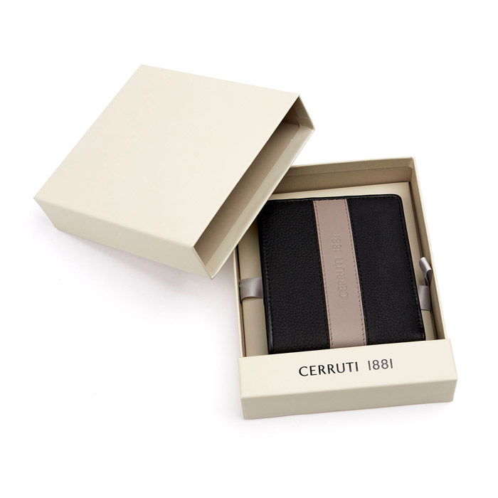 Кошелек для кредитных карт Delano Taupe & Black