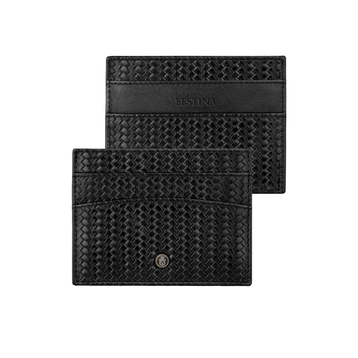 Футляр для кредитных карт Interlace Black, чёрный