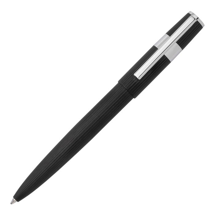 Ручка шариковая Gear Pinstripe Black / Chrome, чёрный