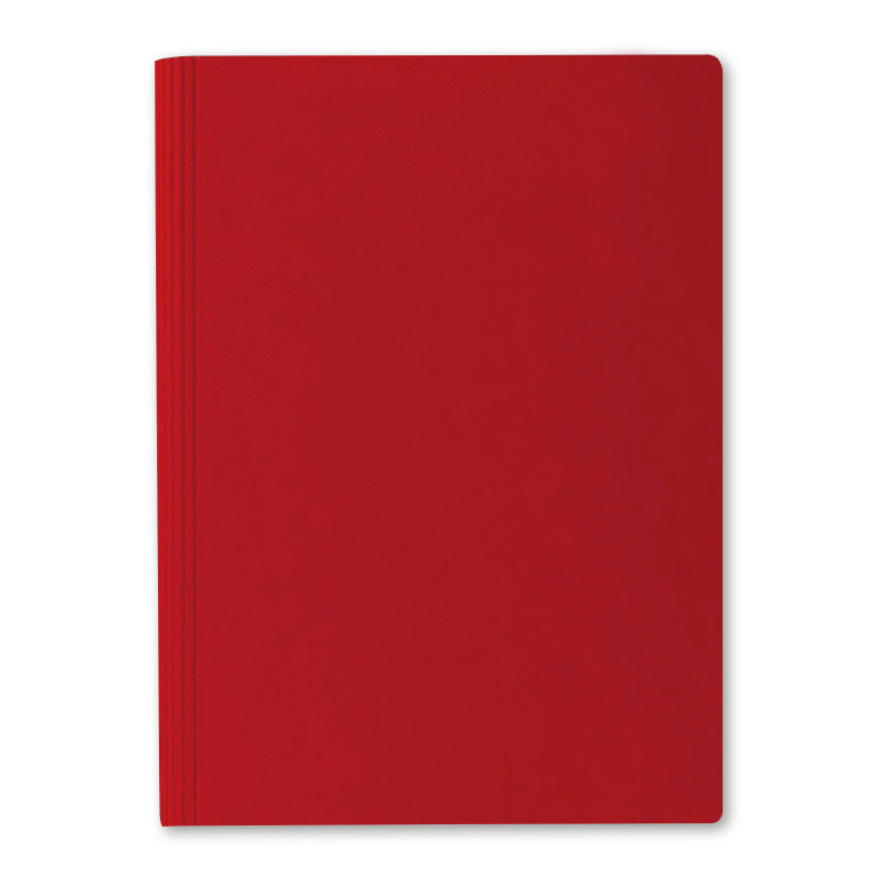 Ежедневник датированный V52u 14,5х20,5 см  SANTIAGO красный уникум без среза