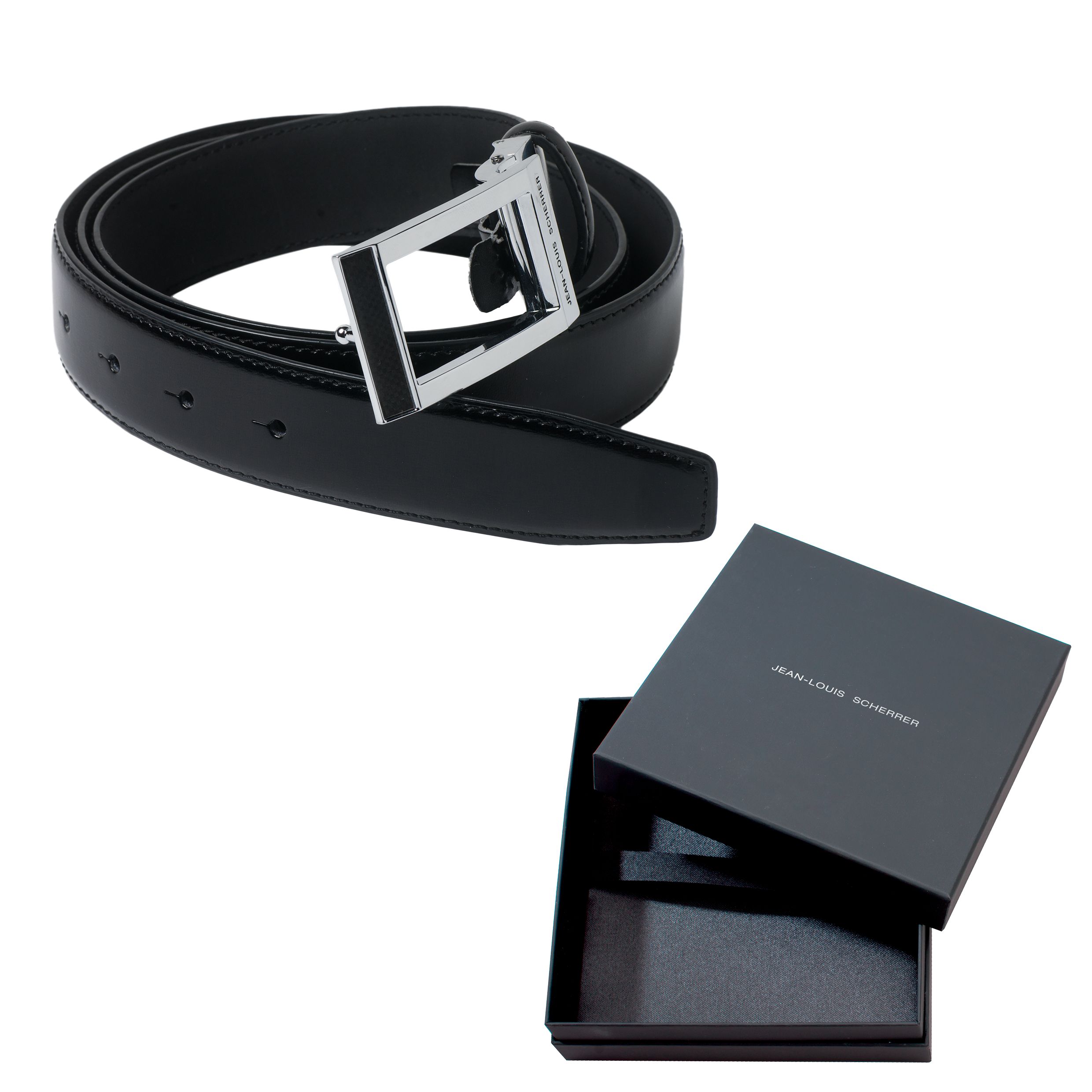 Ремень, кожа, 