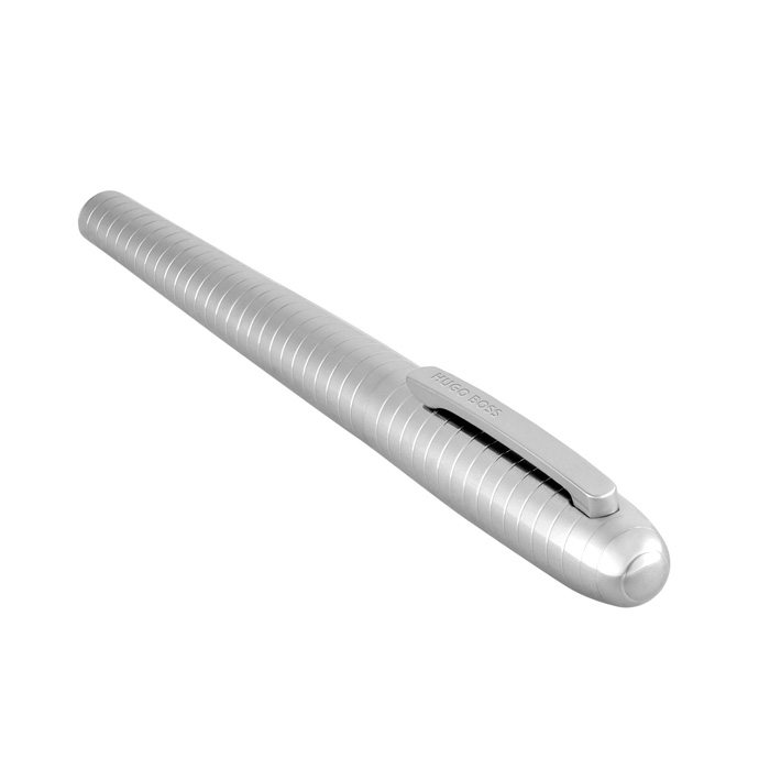 Ручка-роллер Contour Soft Bauhaus Chrome, пастельный серый