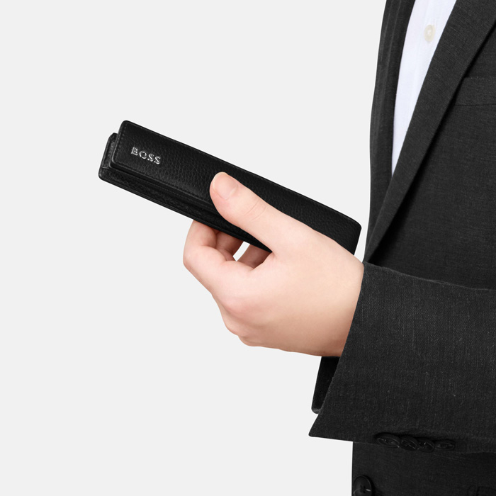 Футляр для письменных принадлежностей Classic Grained Black, чёрный