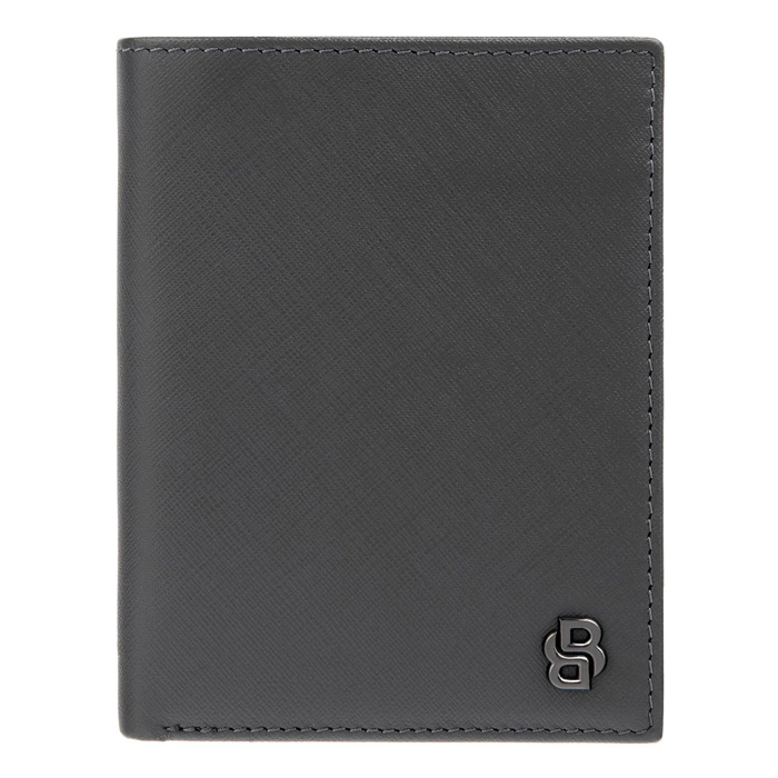 Кошелек Double B Saffiano Grey, серый