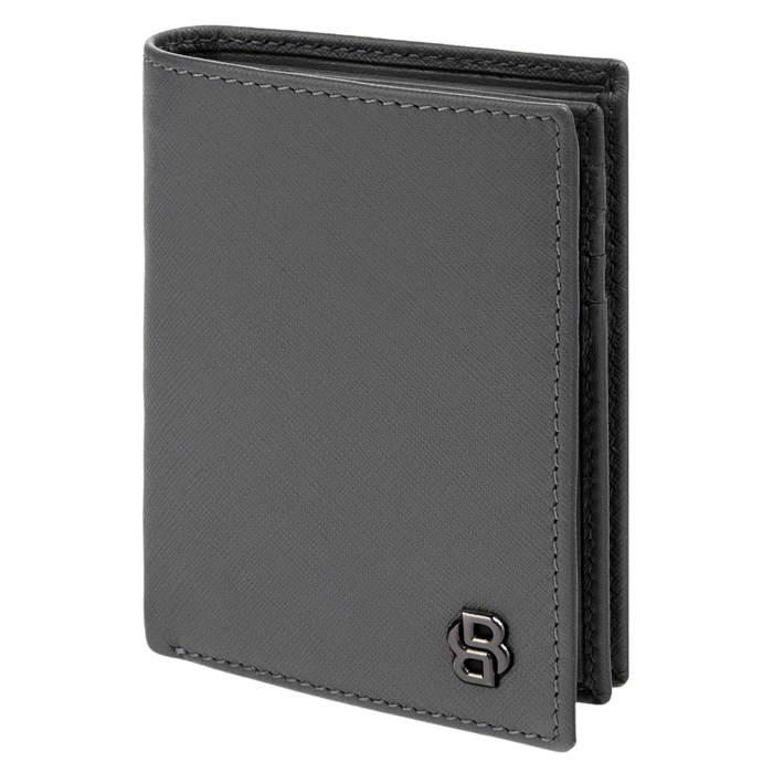 Футляр для кредитных карт Double B Saffiano Grey, серый
