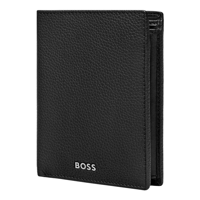 Футляр для кредитных карт Classic Grained Black, чёрный