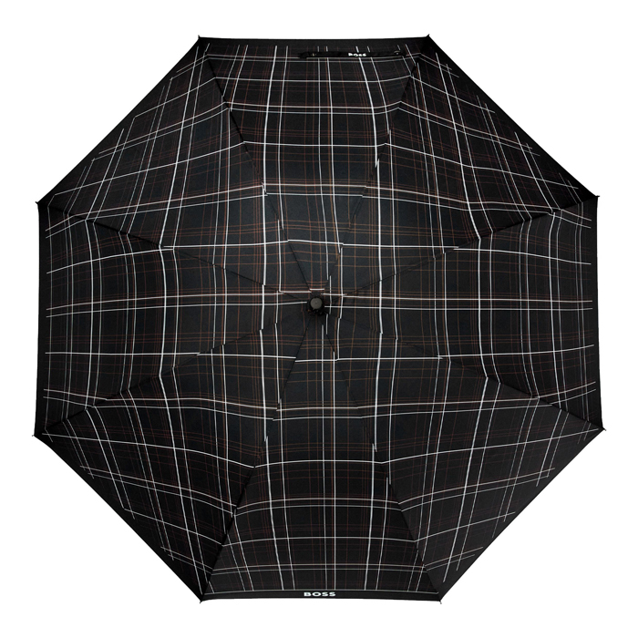 Зонт-трость Checkered Black, чёрный