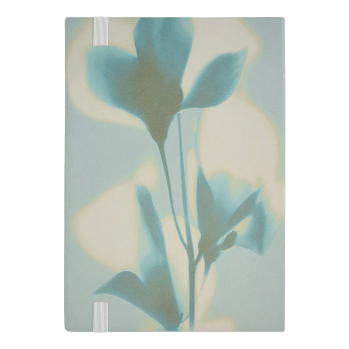 Блокнот А5 Holographic Flower Light Green Lined, пастельный зелёный