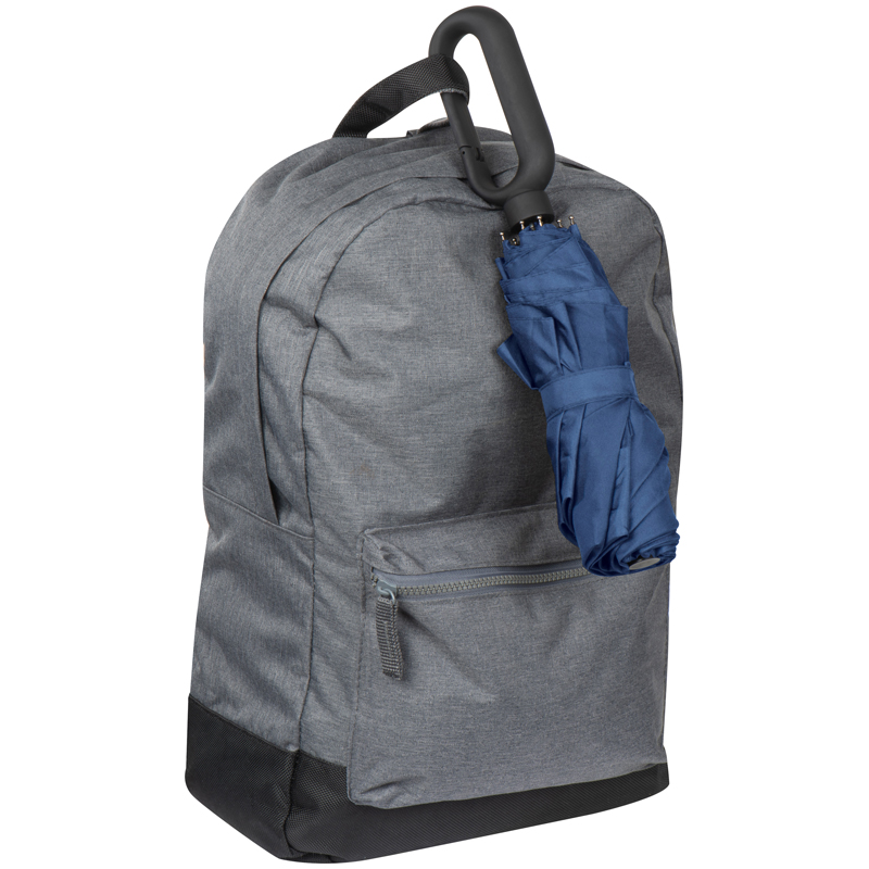 Складной зонт с ручкой-карабином