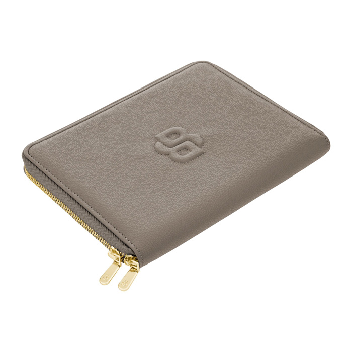 Папка формата А5 Signature Lady Taupe, пастельный серый