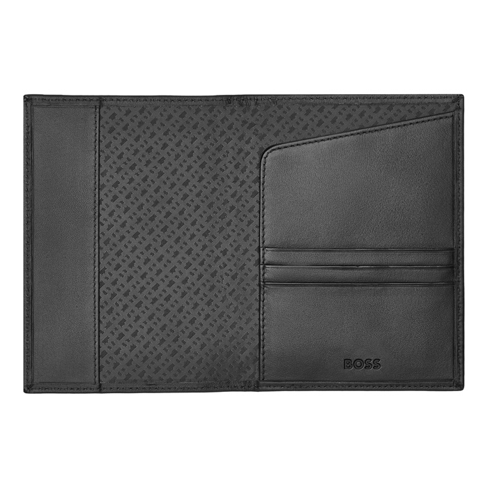Обложка для паспорта Classic Smooth Black, чёрный