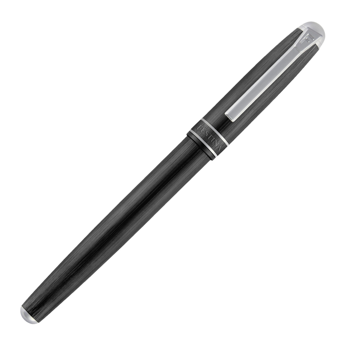 Ручка-роллер Classicals Brushed Black & Chrome, чёрный