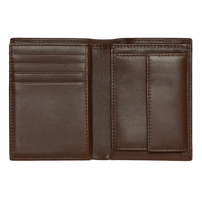 Футляр для кредитных карт Classic Smooth Brown, тёмно-коричневый