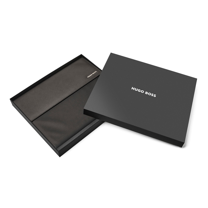 Папка формата А4 Pinstripe Black, чёрный