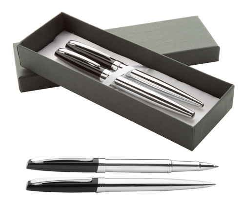 Набор: ручка шариковая и роллер