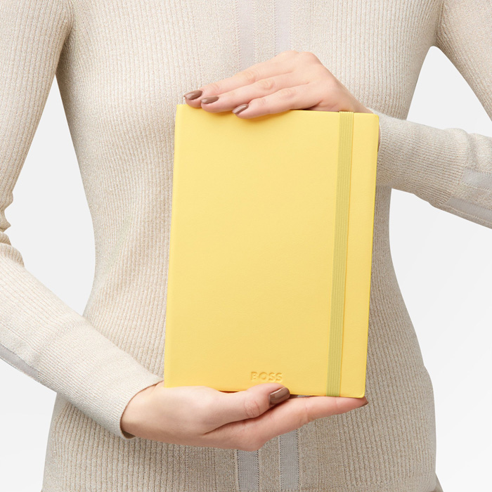 Блокнот А5 Pastel Classic Light Yellow Lined, пастельный жёлтый