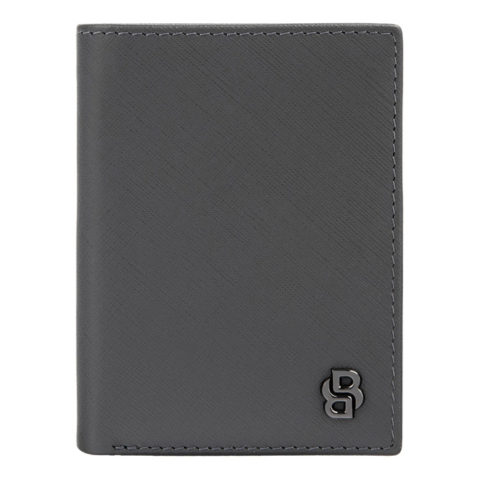 Футляр для кредитных карт Double B Saffiano Grey, серый