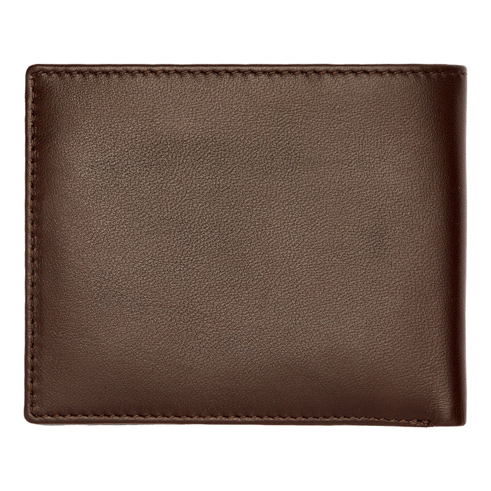 Кошелек для монет Classic Smooth Brown, тёмно-коричневый