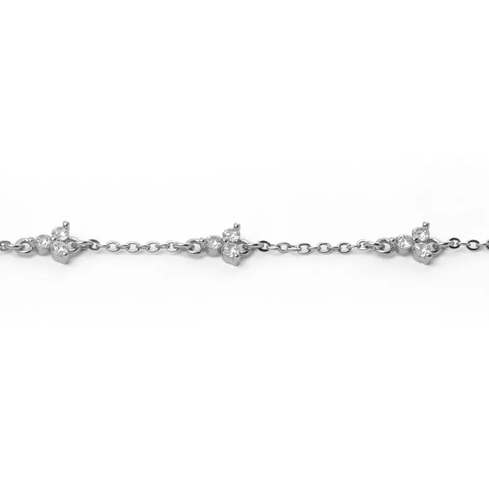 Браслет Ambre Silver, латунь