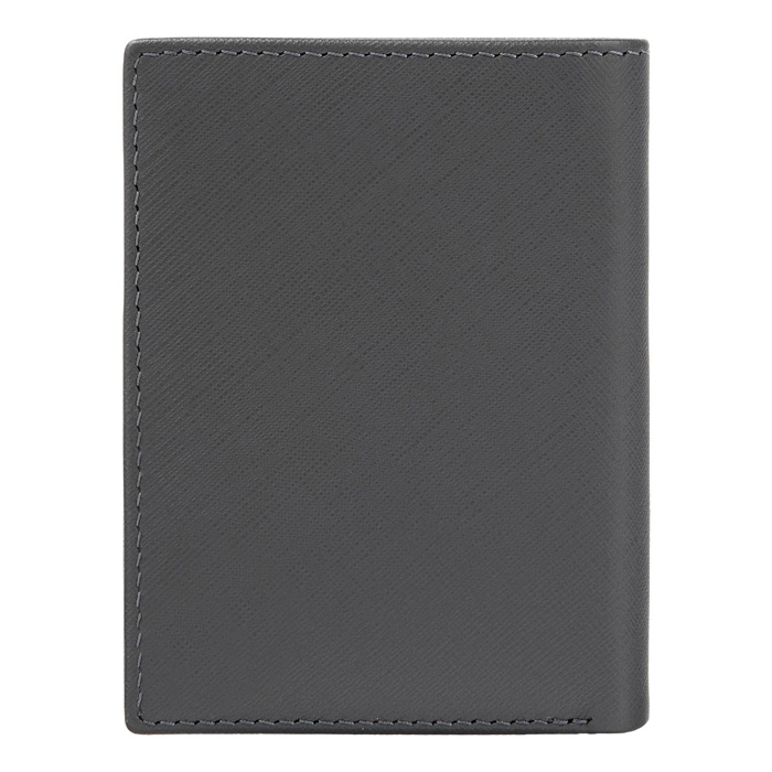 Футляр для кредитных карт Double B Saffiano Grey, серый