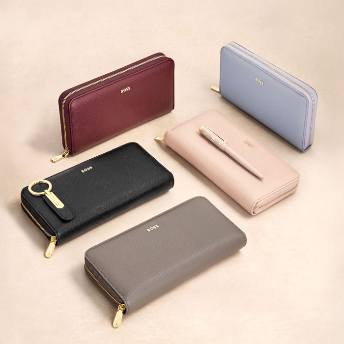 Дорожный кошелек Signature Lady Taupe, серый