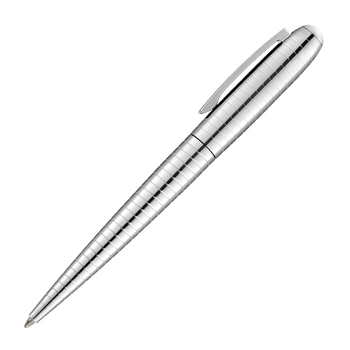 Ручка шариковая Contour Soft Bauhaus Chrome, пастельный серый