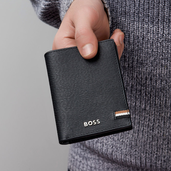 Кошелек для кредитных карт Iconic Black, Hugo Boss