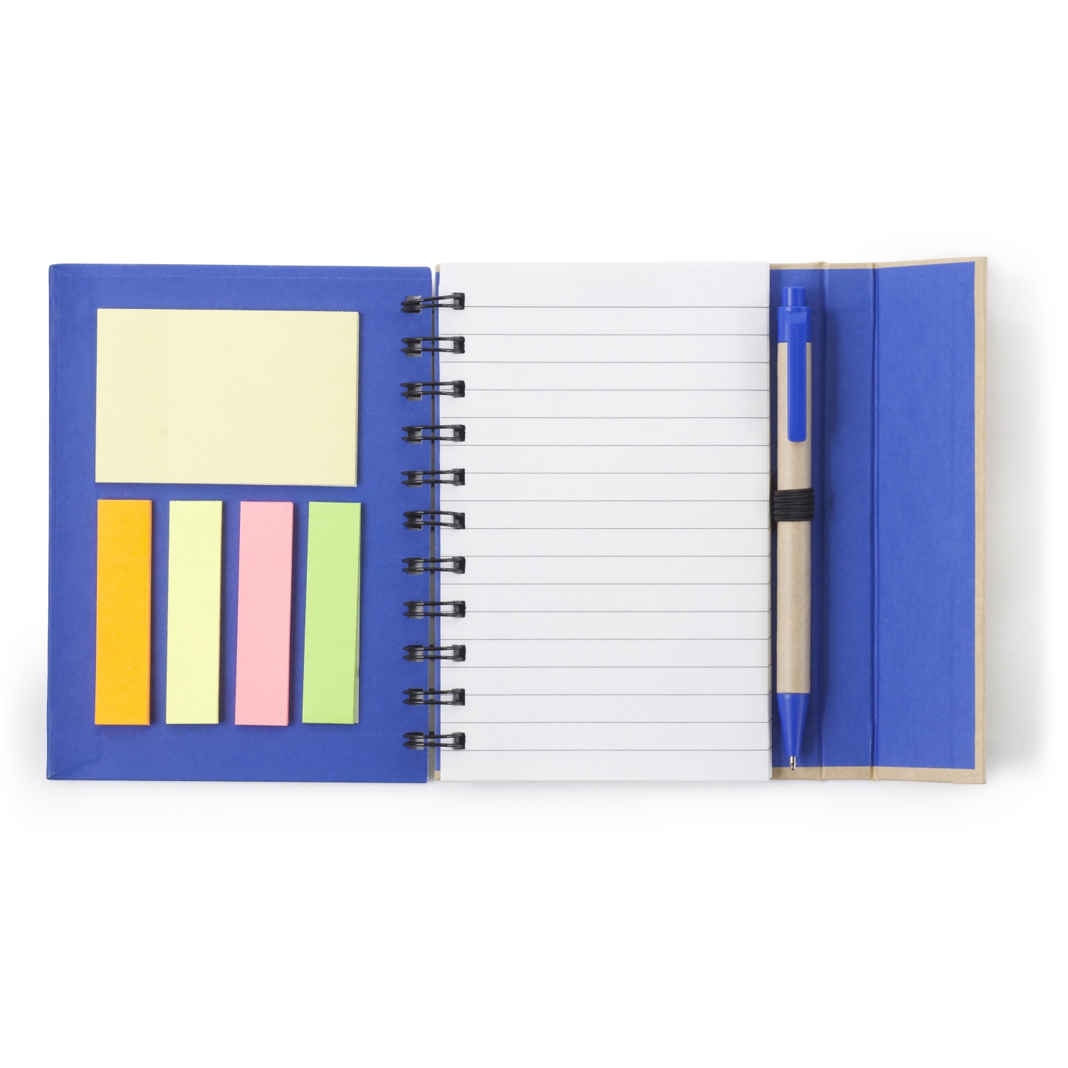 Блокнот в наборе со стикерами и шариковой ручкой, Voyager