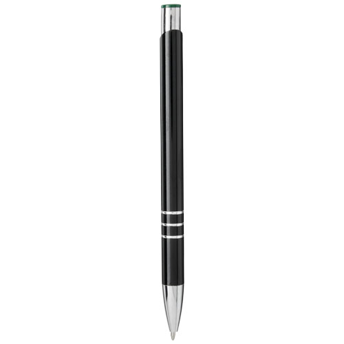 Шариковая кнопочная цветная ручка Moneta с лазерной гравировкой