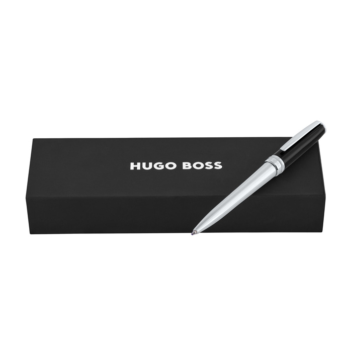 Ручка шариковая Essential Classic Black & Chrome, чёрный