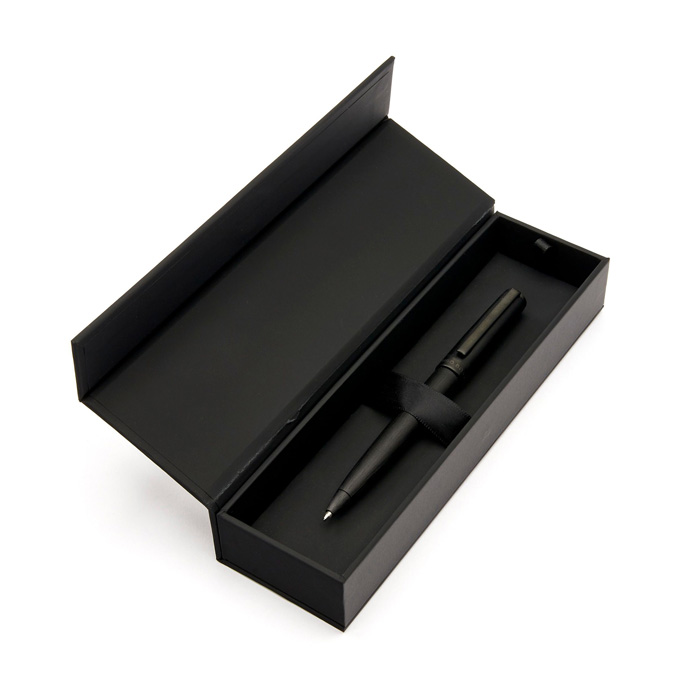 Ручка шариковая Gear Brushed Black, чёрный