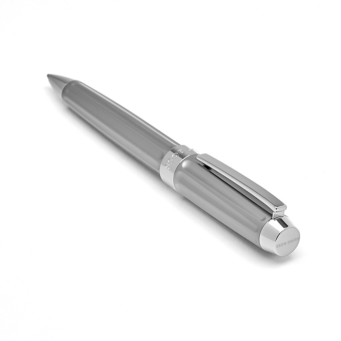 Ручка шариковая Beam Chrome, пастельный серый